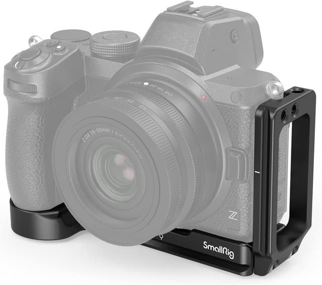 Detalle de SMALLRIG L-Bracket 2947 für Nikon Z5 / Z6 / Z7 / Z6II / Z7II (L Winkel, drehstichere Montage)