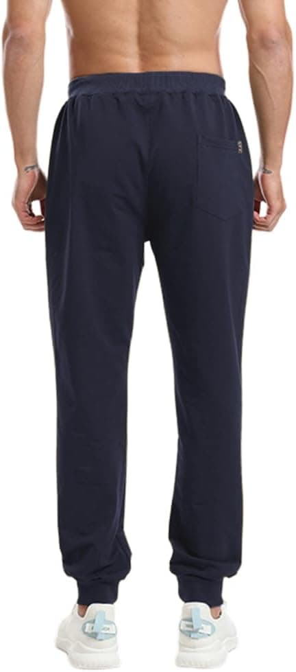 Detalle de ZOXOZ Pantalon de jogging homme hiver imperméable doublé polaire, cordon et poches zippées