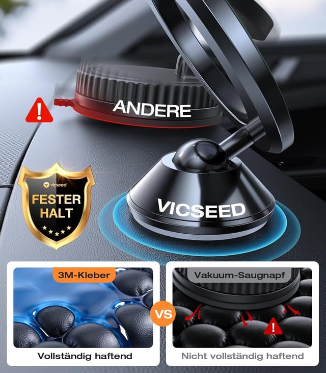 Thumbnail 6 de VICSEED MagSafe Autohalterung 20 Magnete