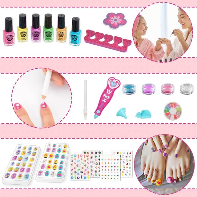 Thumbnail 5 de BATTOP Kids Nail Polish Set 6-12 đź’…