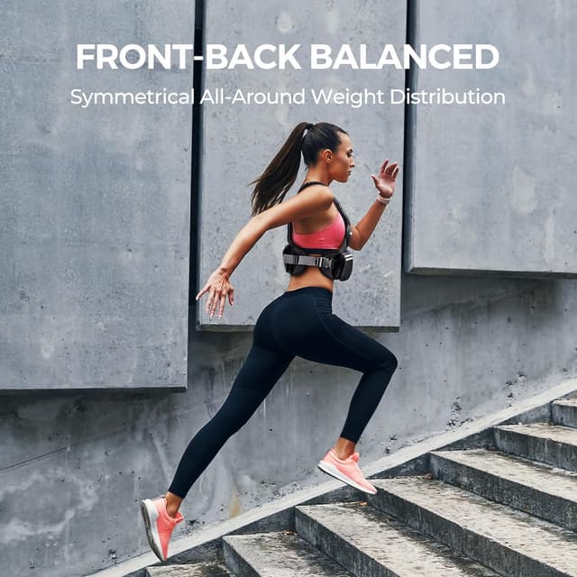 Thumbnail 4 de PACEARTH Adjustable Weight Vest 1.8-14.5kg X-Shape