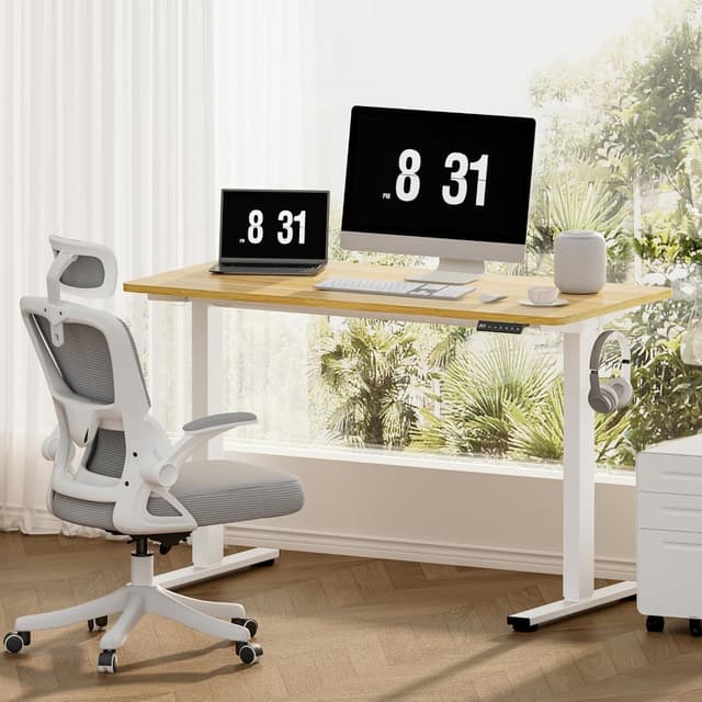 Detalle 2 de FLEXISPOT E1 Plus sit stand desk 16mm