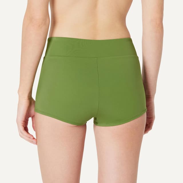 Detalle de Bas de bikini court garçon taille haute – Amazon Essentials Femme