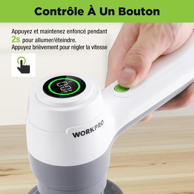 Thumbnail 6 de Brosse de nettoyage rotative WORKPRO 6 brosses