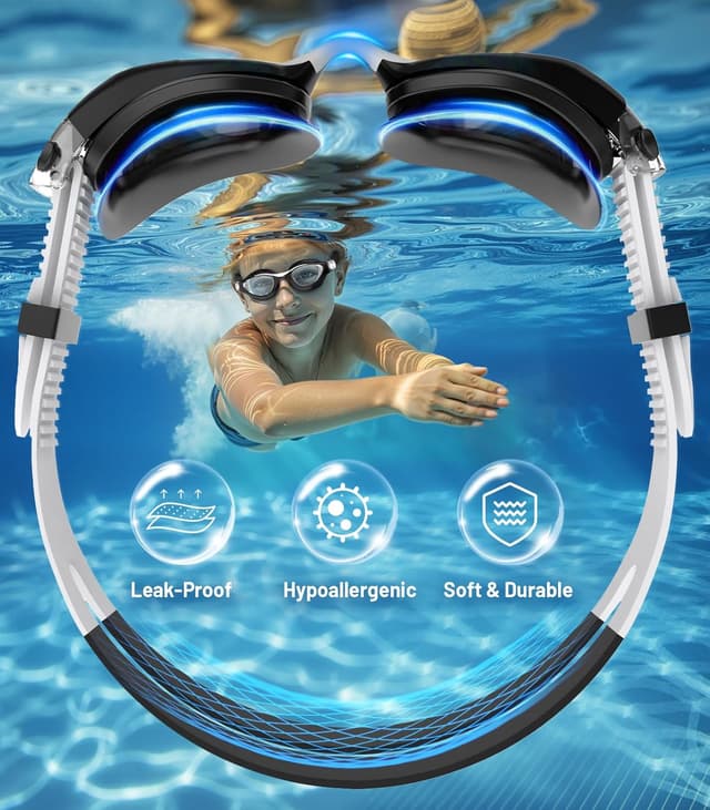 Detalle de HIGAHY Kinder Schwimmbrille für 6-14 Jahre