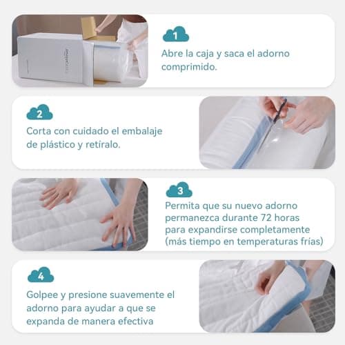 Thumbnail 8 de Amazon Basics Topper de Espuma Viscoelástica 100x200cm