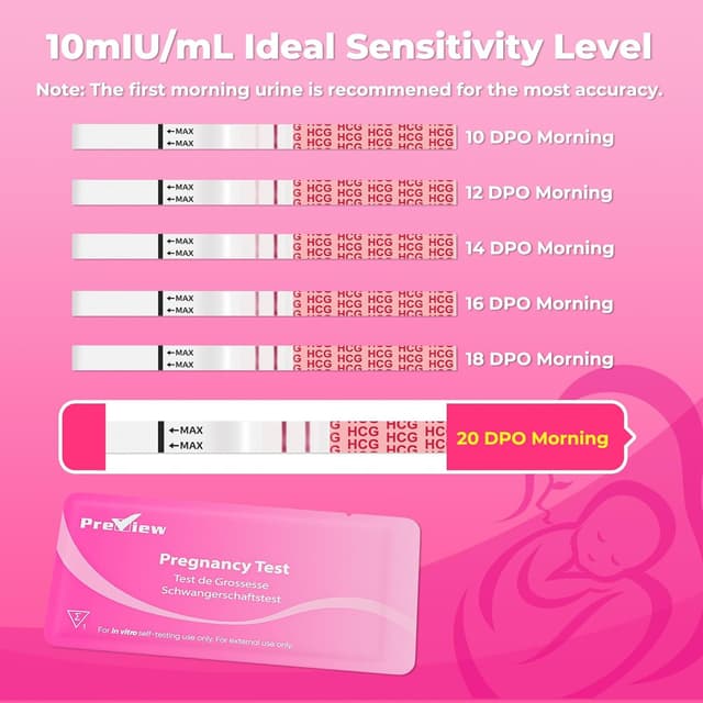 Detalle de Preview Schwangerschaftstest Ultra Früherkennung – Ergebnisse bis zu 6 Tage früher, 25 Tests mit 25 Urinbechern