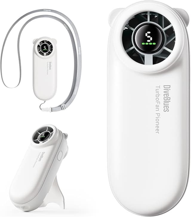 Imagen de Diveblues Mini Fan Portátil Turbo 🔋 Hasta 16 Horas Batería en OfertitasTOP