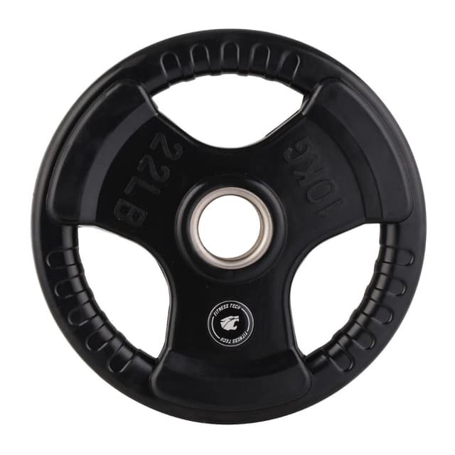 Imagen de Fitness Tech Set de 2 discos triple agarre 10 kg 🏋 en OfertitasTOP