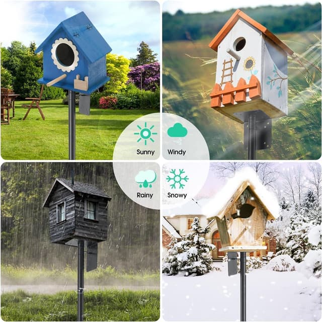 Thumbnail 5 de Vogelhaus-Stangenhalterungsset 114–190 cm