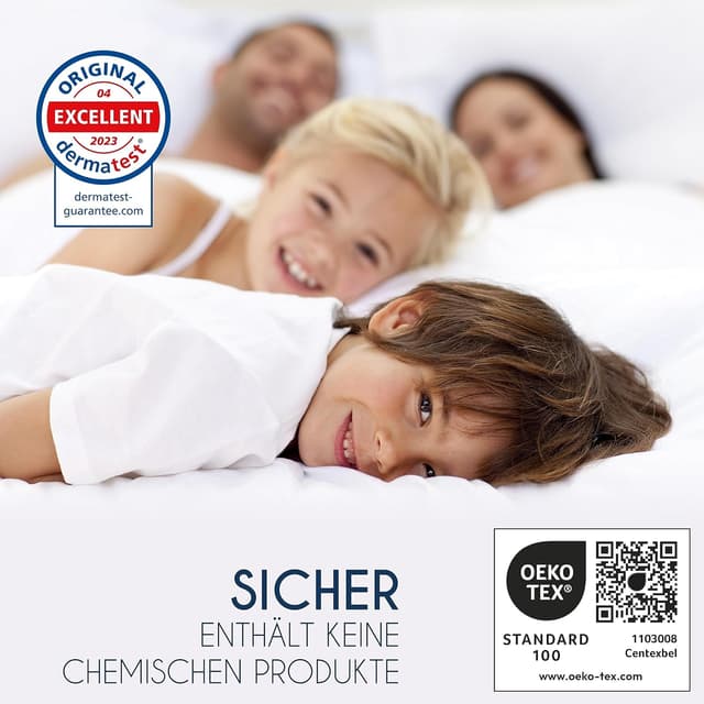 Detalle 2 de Dreamzie Matratzenschoner 70x140 Baby wasserdicht – 2er-Set, Oeko-TEX zertifiziert