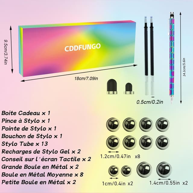 Thumbnail 6 de Stylos anti-stress amusants CDDFUNGO pour adolescentes