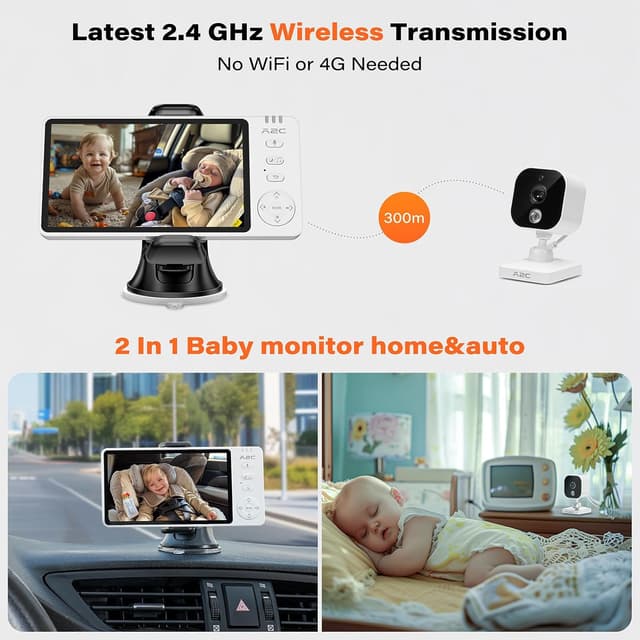 Thumbnail 1 de APPS2Car Baby Monitor 1080P 5" display