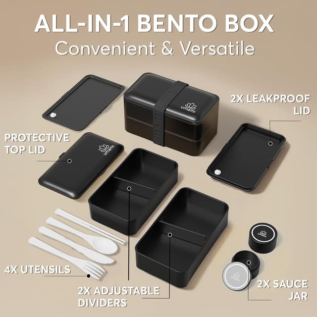 Thumbnail 2 de Umami Bento Box 40 oz lunch container 🍱