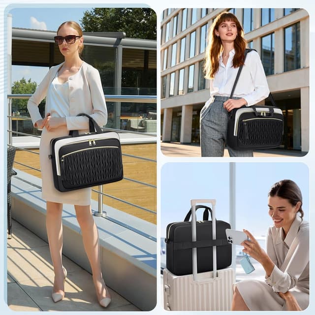 Detalle 2 de RAINSMORE Laptoptasche 17,3 Zoll für Damen