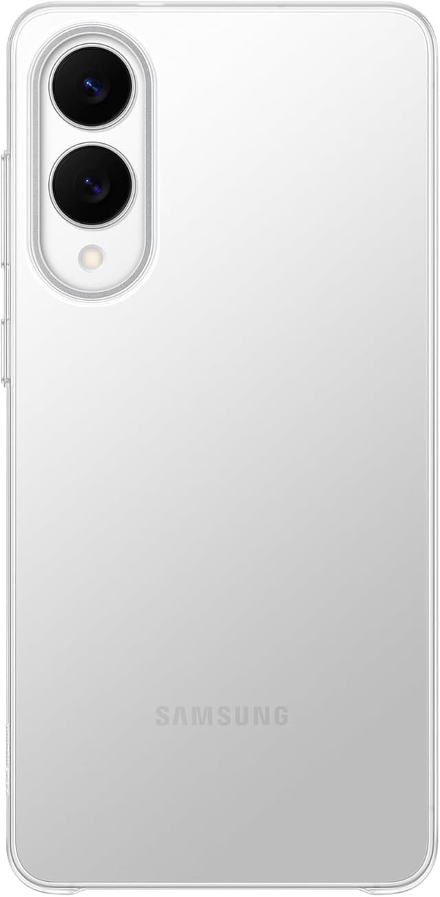 Detalle de Coque transparente avec étui pour téléphone Samsung S25 Edge — protection discrète et mise en valeur de la couleur