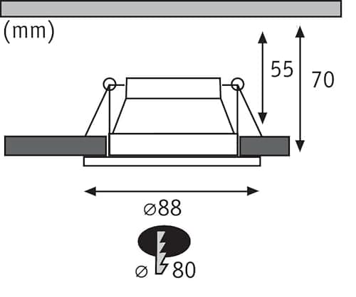 Thumbnail 14 de Paulmann 93410 Luminaria empotrable LED 3×6,5 W