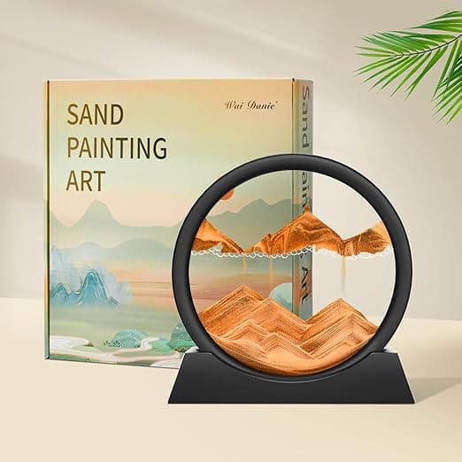 Imagen de Wai Danie Cuadro de Arena 3D Sandscape Dorado 7" 🌟 en OfertitasTOP