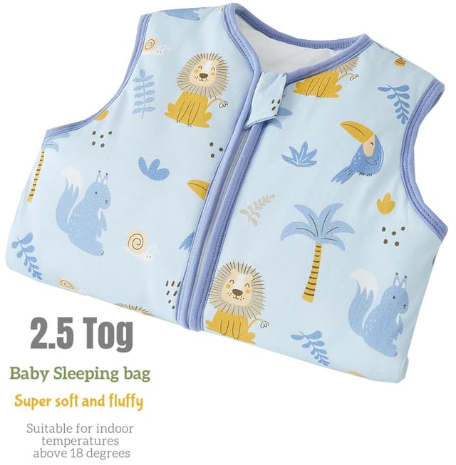 Detalle de Chilsuessy Baby Schlafsack 2,5 Tog 80 cm