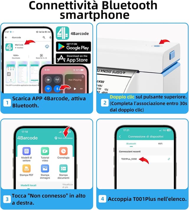 Thumbnail 5 de ORGSTA stampante etichette 4x6 152 mm/s