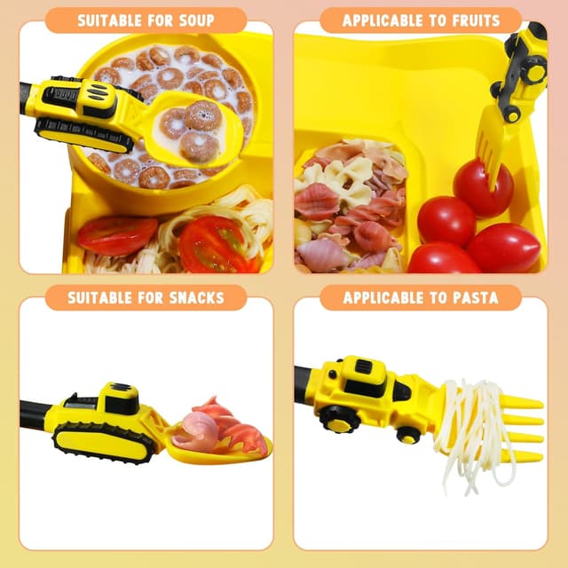 Thumbnail 2 de Construction Kinder Besteckset Gelb