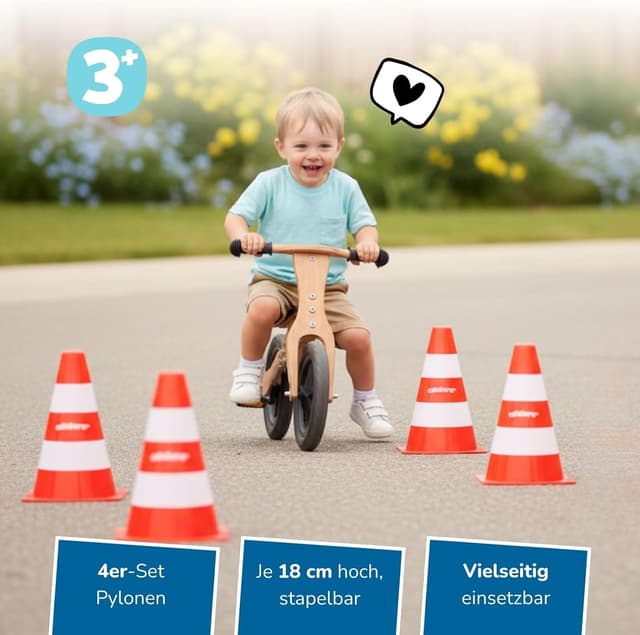 Detalle 2 de alldoro 60090 cônes d'avertissement 4 pièces