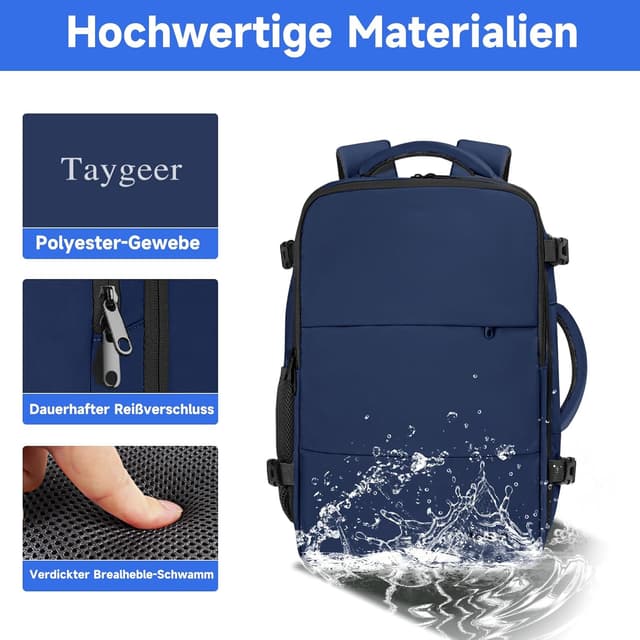 Detalle 2 de Taygeer Handgepäck Rucksack 55x35x25