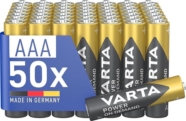 Detalle de VARTA Pilas AAA alcalinas 1,5V — paquete 50