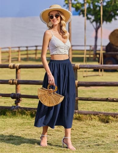 Thumbnail 1 de Zeagoo Jupe longue taille haute ⚙