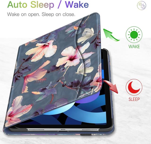 Detalle de FINTIE Case for iPad Air 11-inch (M4 2026 / M3 2025 / M2 2024) – Multi-Angle folio cover with pencil holder & pocket