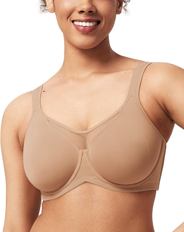 Detalle de HSIA Minimizer Underwire Bra Plus Size 1X