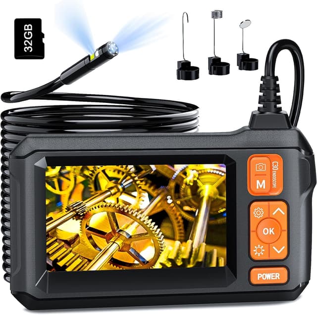 Detalle de Dual Lens Borescope 1080p inspection camera, 32GB