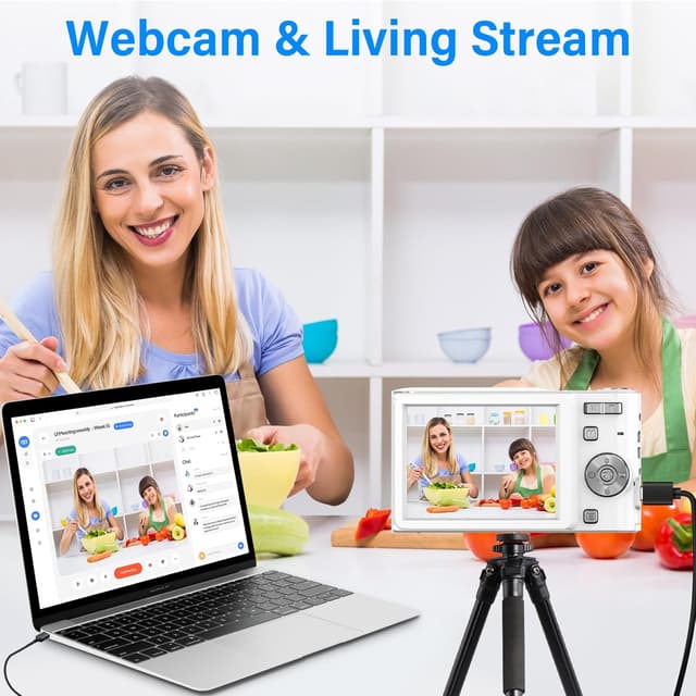 Thumbnail 5 de FAYIBUY Cámara Digital 50MP Blanco