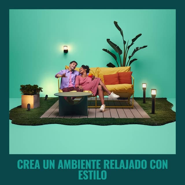 Thumbnail 5 de WiZ Focos LED exteriores 4W con Wi-Fi, Kit 2 unidades🌈