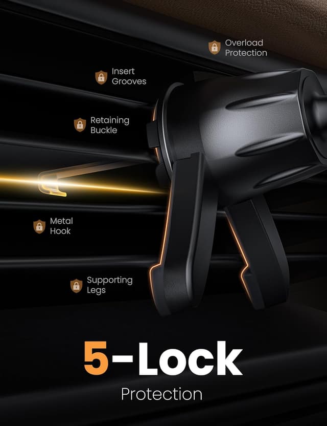 Detalle de ANXRE Handyhalterung Auto Lüftung 360° Drehbar