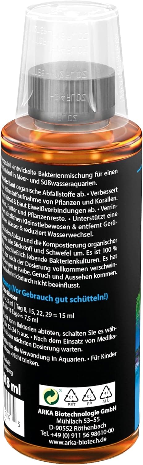 Detalle de Aquarium Bakterien ARKA 118 ml für klares Wasser