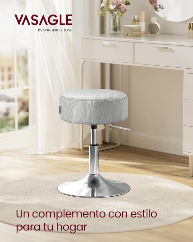 Detalle de VASAGLE LJB120GD01 taburete regulable 45,5–57,5 cm