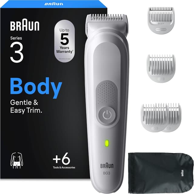 Detalle de Braun BG3575 Rasoio corpo 80 min 🌊