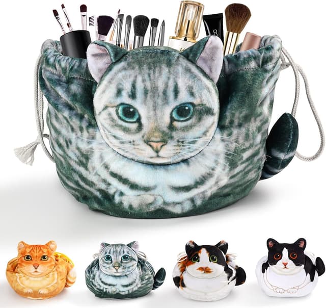 Thumbnail 4 de Trousse Trucchi Donna a forma di gatto