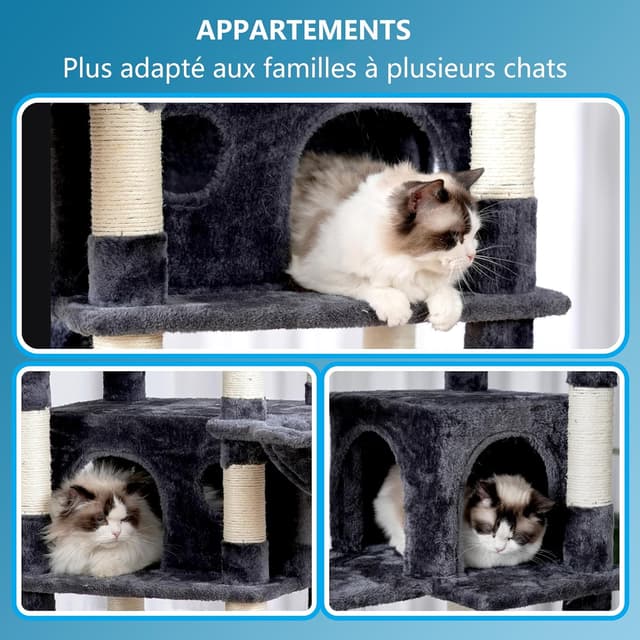 Thumbnail 6 de Hey-brother Katzenkratzbaum 188 cm XXL