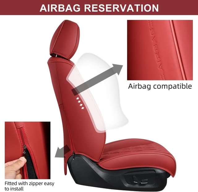 Thumbnail 6 de TINRAIYANG Car Seat Covers Full Set