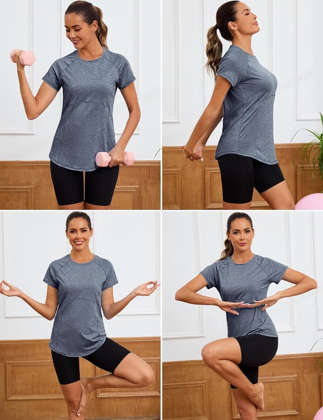 Detalle de Terecey T-Shirt Sport femme à manches courtes à séchage rapide