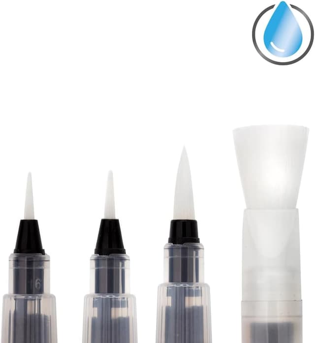 Thumbnail 3 de Derwent Push Button Waterbrush Assorted Set 🖌