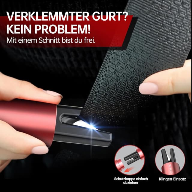 Thumbnail 3 de Gecool Martillo de emergencia 2 en 1 con cortador 4 piezas