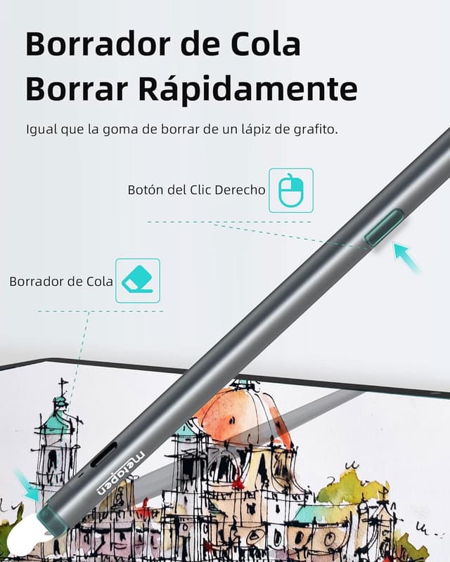 Thumbnail 2 de Metapen M2 Stylus para Surface - 4096 Niveles, Carga USB-C ✏️