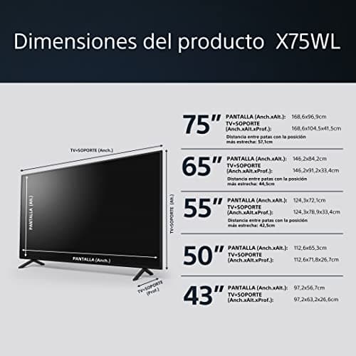 Thumbnail 10 de Sony BRAVIA KD65X75WL 65" 4K HDR Google TV