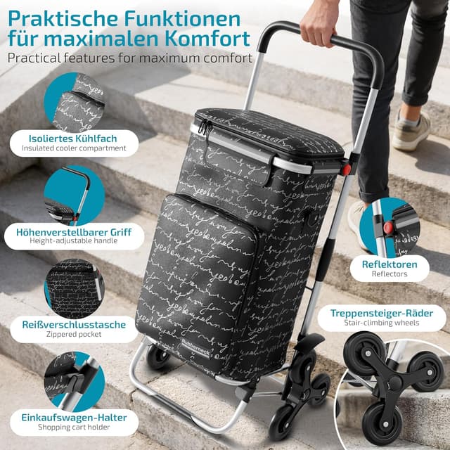 Detalle de Rubberneck Einkaufstrolley mit 44 l