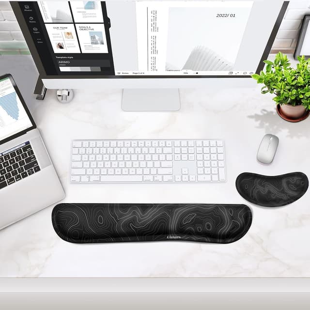 Thumbnail 6 de Gimars Reposamuñecas teclado y ratón