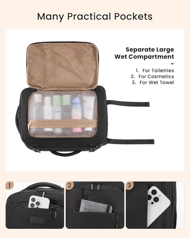 Detalle 2 de LOVEVOOK Ryanair Handgepäck Rucksack 40x30x20 cm