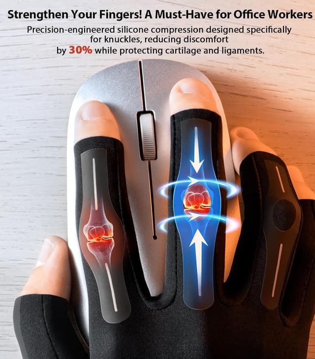 Thumbnail 2 de WHCOOL Compression Arthritis Gloves 8.5–9in